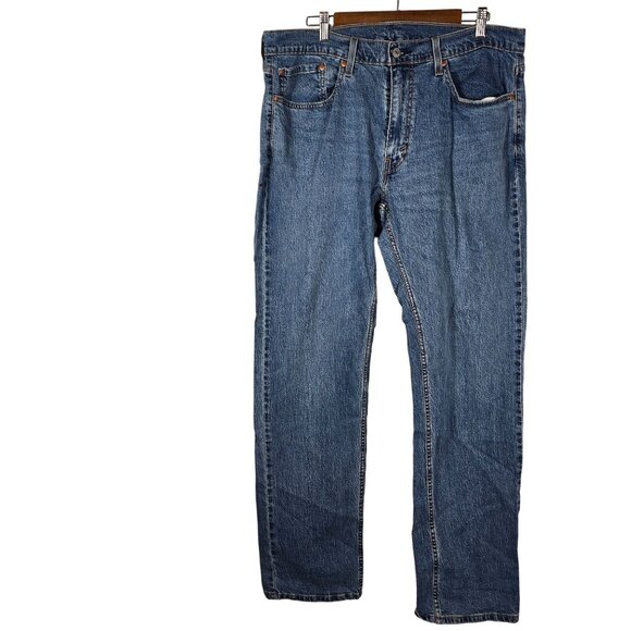 Levis 559‎ Blue Jeans 36X34 Men's Blue Loose Straight Leg Denim 2022 - Picture 2 of 10